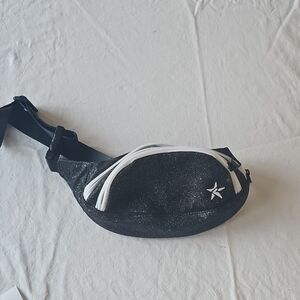 Rebel Athletic Star Embellished Black Fanny Pack